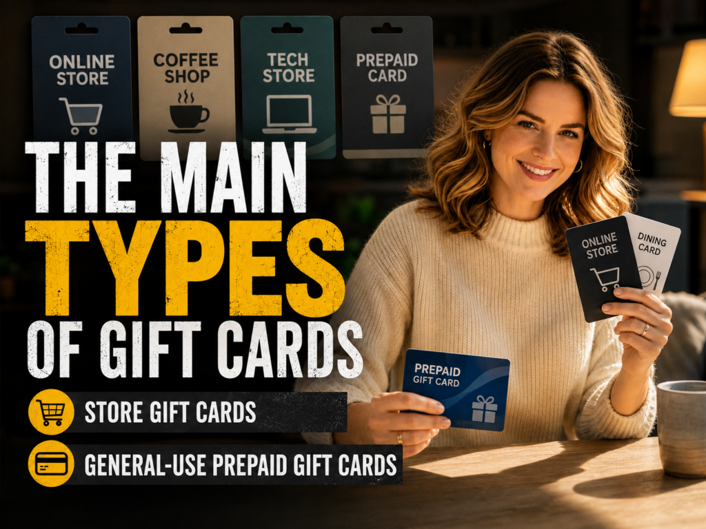Discover the main types of gift cards and understand how do gift cards work across various retail stores.